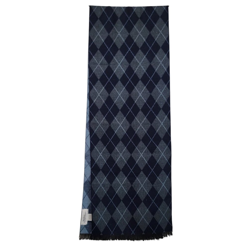 Vermont Country Store Scarf Business Office Academia Preppy Fall Argyle Winter